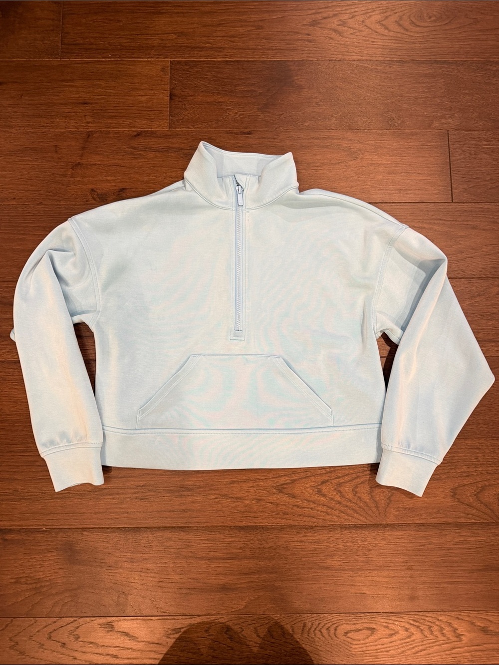 all in motion Light Blue Cropped 1/4 Zip Pullover Size XS (?) - C53-047
